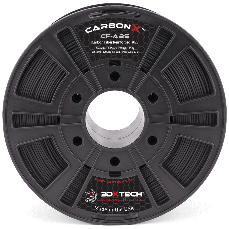 3DXTech CarbonX ABS + CF15 ( Carbon Fiber Reinforced) Filament 1.75mm