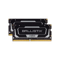 Crucial Ballistix 32GB (2x16GB) DDR4 SODIMM 3200MHz CL16 Black Aluminum Heat Spreader Intel XMP2.0 AMD Ryzen Notebook Gaming Memory BL2K16G32C16S4B [PC]