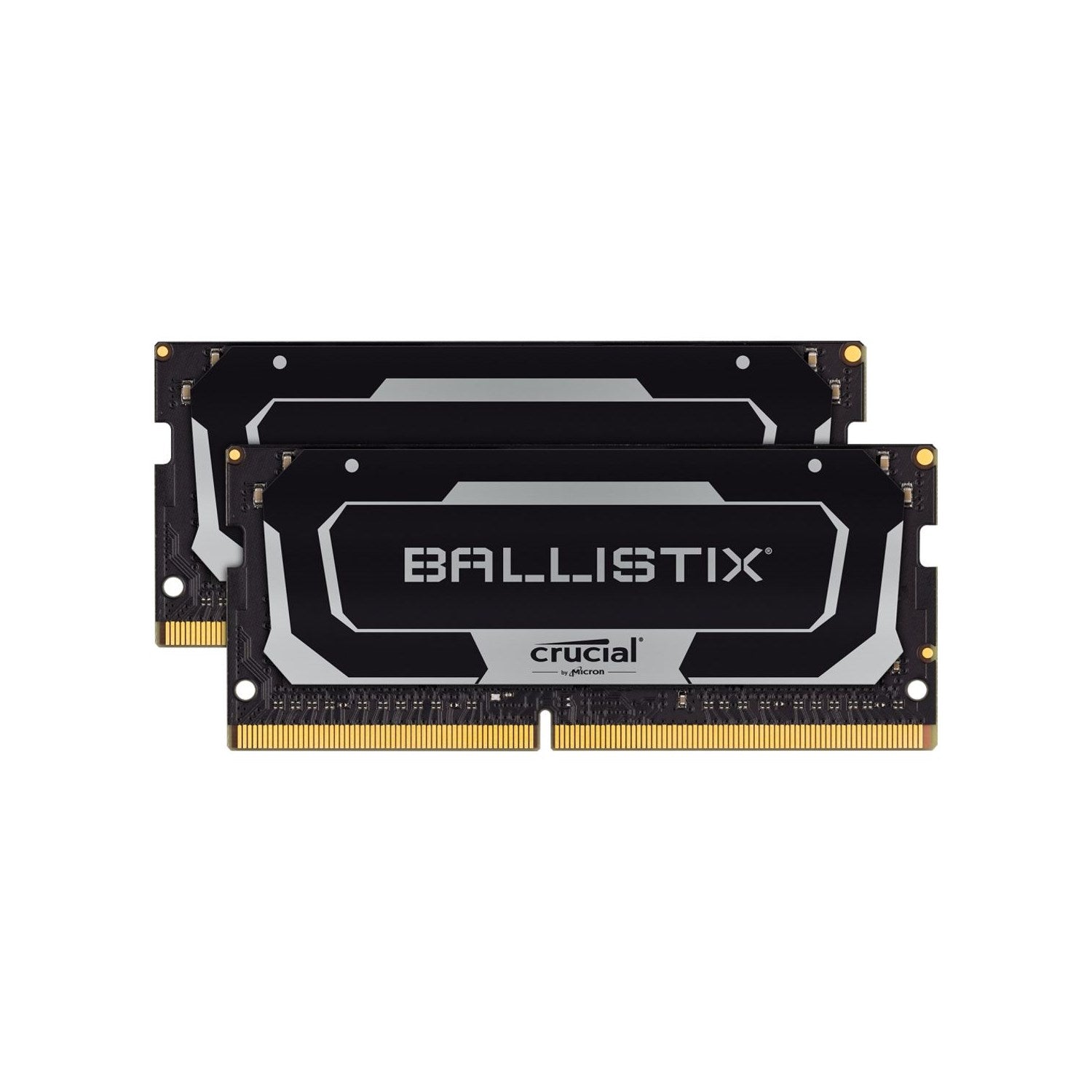 Crucial Ballistix 32GB (2x16GB) DDR4 SODIMM 3200MHz CL16 Black Aluminum Heat Spreader Intel XMP2.0 AMD Ryzen Notebook Gaming Memory BL2K16G32C16S4B [PC]