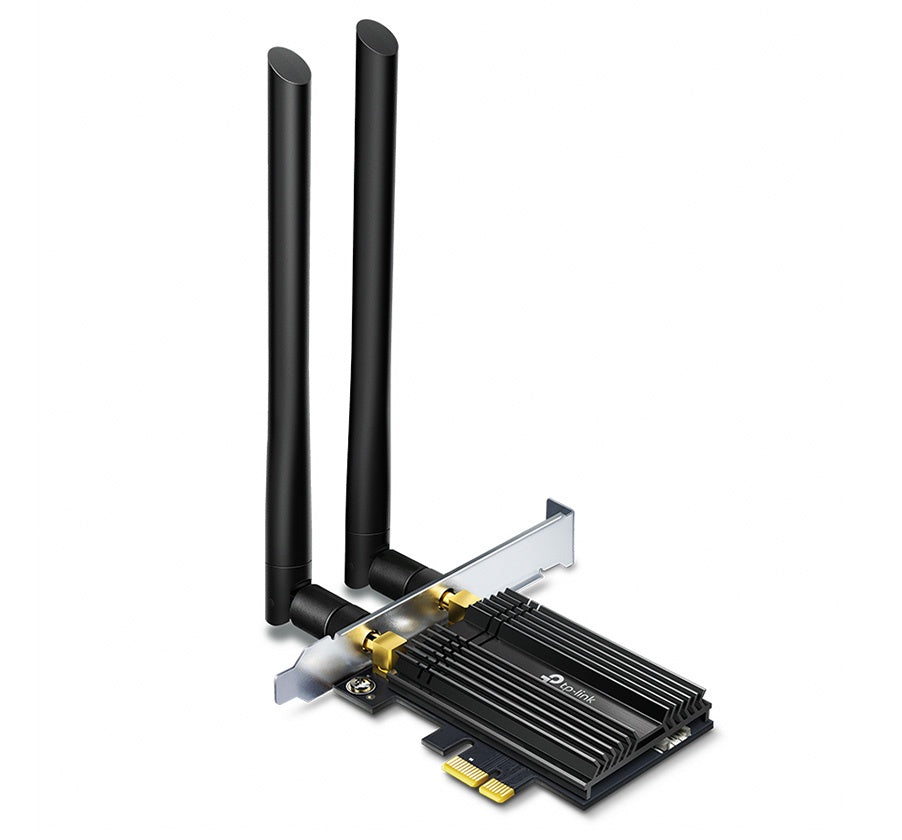 TP-Link Archer TX50E AX3000 Wi-Fi 6 Bluetooth 5.0 PCIe Adapter LAN 802.11bgn 5 GHz 2402Mbps Bluetooth 5.0 (WIFI6)