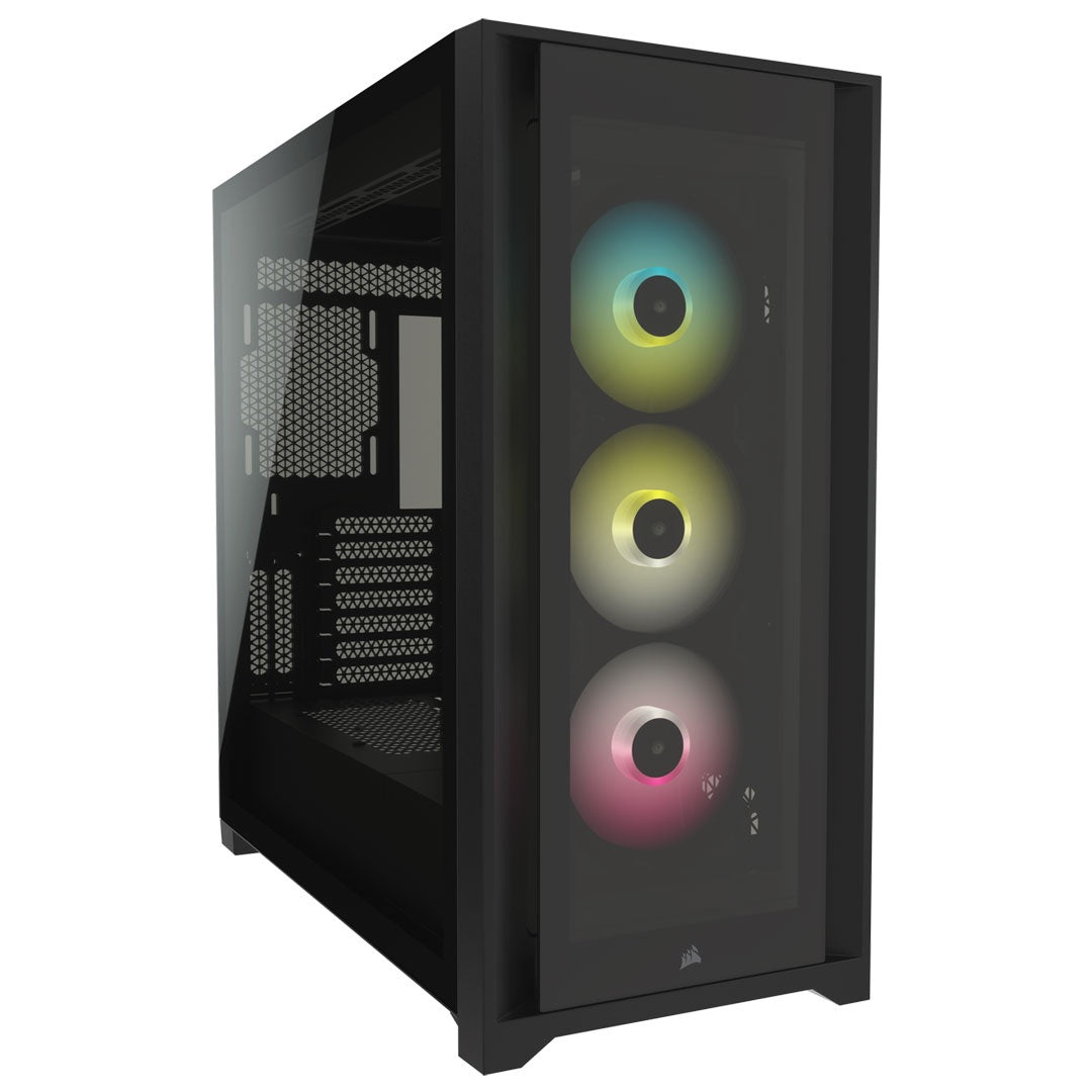 Corsair iCUE 5000X RGB Tempered Glass Mid Tower Case Black CC-9011212-WW [PC]