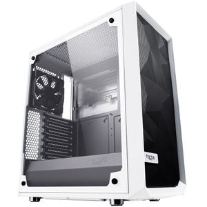 Fractal Design Meshify C Tempered Glass Mid-Tower ATX Case - White FD-CA-MESH-C-WT-TGC [PC]