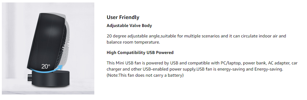 PhaserFPV Cyclone Tempest USB Fan