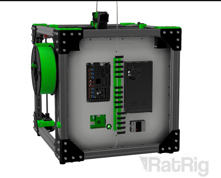 Rat Rig 3.1 Electonic Panels in Black Acrylic 3mm