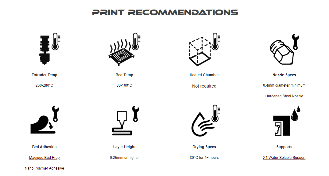 3DXTech EZPC+CF (Polycarbonate Carbon Fibre) Filament 1.75mm