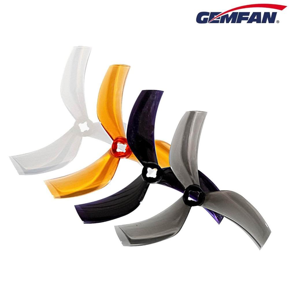 Gemfan D90 3.5" Ducted Durable 3 Blade Propellers w/M5 Adapters - 1.5mm Shaft (2CW + 2CCW)