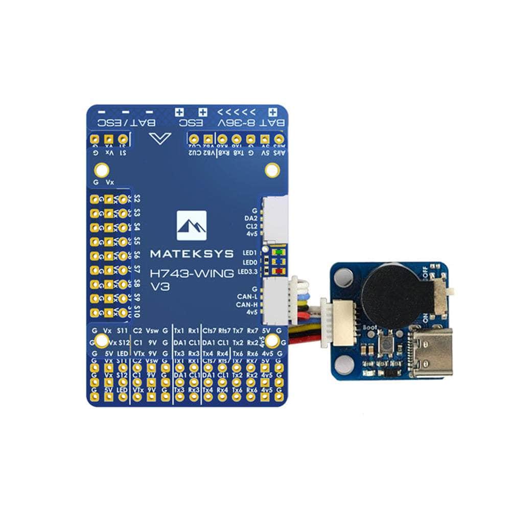 Matek H743-Wing V3 ICM42688-P/ICM42605 Flight Controller