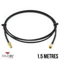 TrueRC 150cm RG316 Coaxial MALE SMA to FEMALE SMA Extension Cable