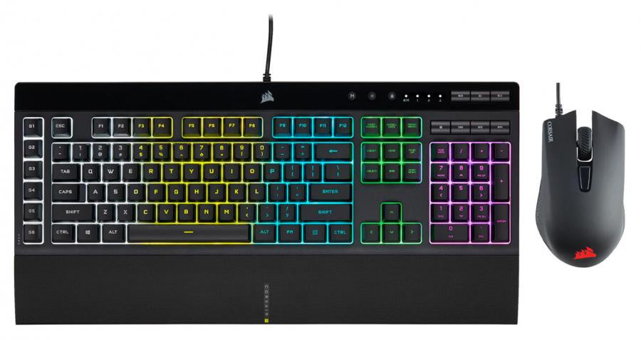 Corsair K55 RGB PRO / HARPOON RGB PRO Wired Mice, KB+M Bundle, 2021 Edition, Backlit RGB LED CH-9226865-NA [PC]