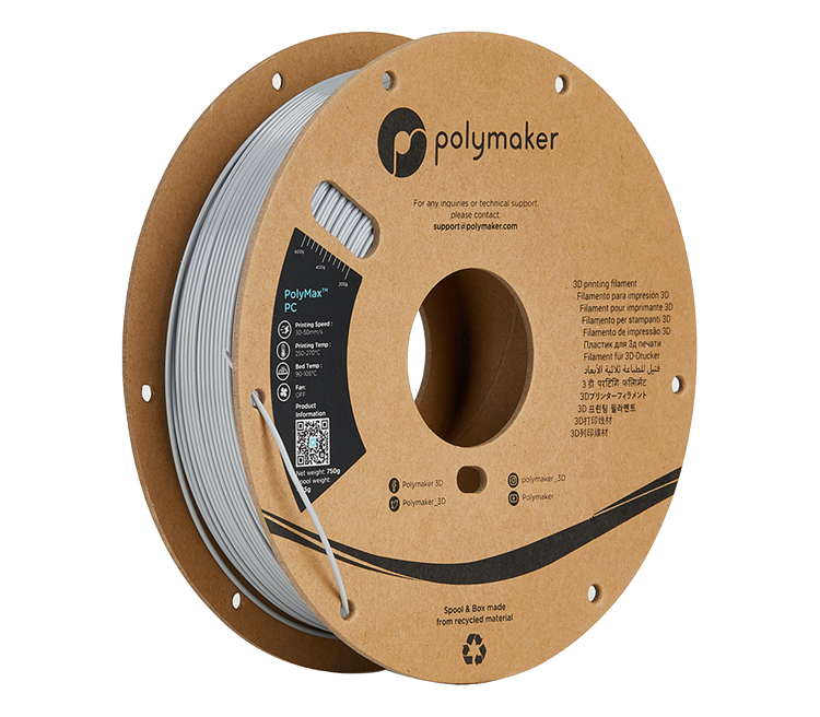 Polymaker PolyMax PC 3D Printing Filament (1.75mm) 750g