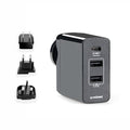 mbeat® Gorilla Power 45W USB-C Power Delivery (PD 2.0) and Dual USB-A World Travel Charger MB-CHGR-PD45