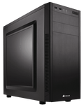 Corsair 100R Silent ATX Case Mid-Tower Case Black 7x PCI Slots [PC]
