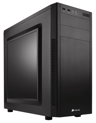 Corsair 100R Silent ATX Case Mid-Tower Case Black 7x PCI Slots [PC]