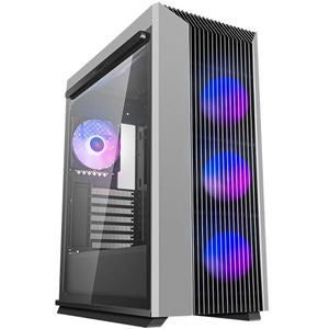 Deepcool CL500 4F-AP High Airflow Mid-Tower ATX Case Mesh Front Panel, Tempered Glass Side Panel, 4 Pre-installed A-RGB Fans R-CL500-BKNMA4N-A-1 [PC]