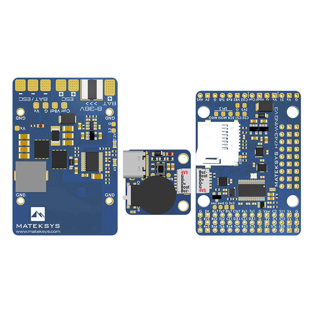 Matek H743-Wing V3 ICM42688-P/ICM42605 Flight Controller
