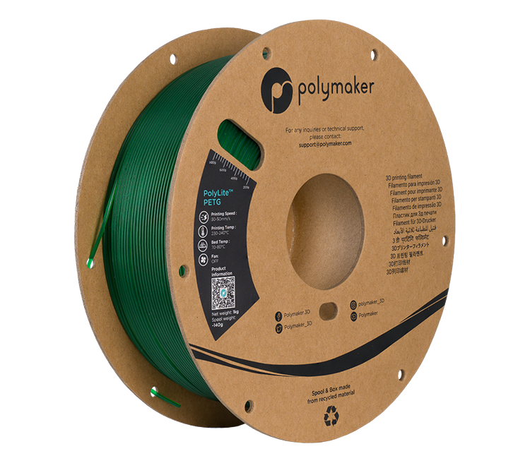 Polymaker PolyLite PETG 1.75mm Filament 1kg