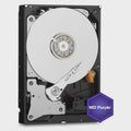 Western Digital WD Purple 2TB 3.5" Surveillance HDD 5400RPM 64MB SATA3 145MB/s 180TBW 24x7 64 Cameras AV NVR DVR 1.5mil MTBF 3yrs ~WD20PURZ [PC]