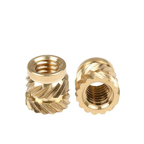 M3xD4.6xL4 Threaded Knurled Heatset Inserts (50pcs) - Suits Rat Rig EVA Toolhead