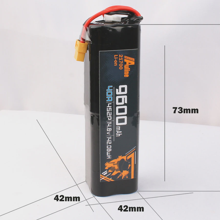 AuLine 21700 Li-On 9600mAh 4S2P 14.8V 40A XT60 [DG]