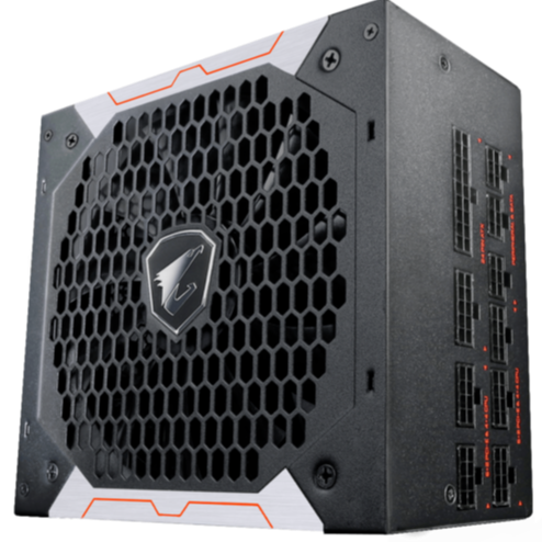 Gigabyte AP850GM AORUS 850W ATX PSU Power Supply 80+ Gold >90% Modular 135mm Fan Black Flat Cables Single +12V Rail Japanese Capacitors [PC]