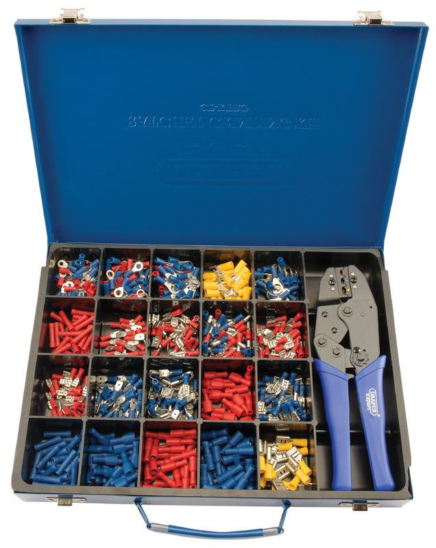 Draper Tools Expert Ratchet Crimping Tool and Terminal Kit