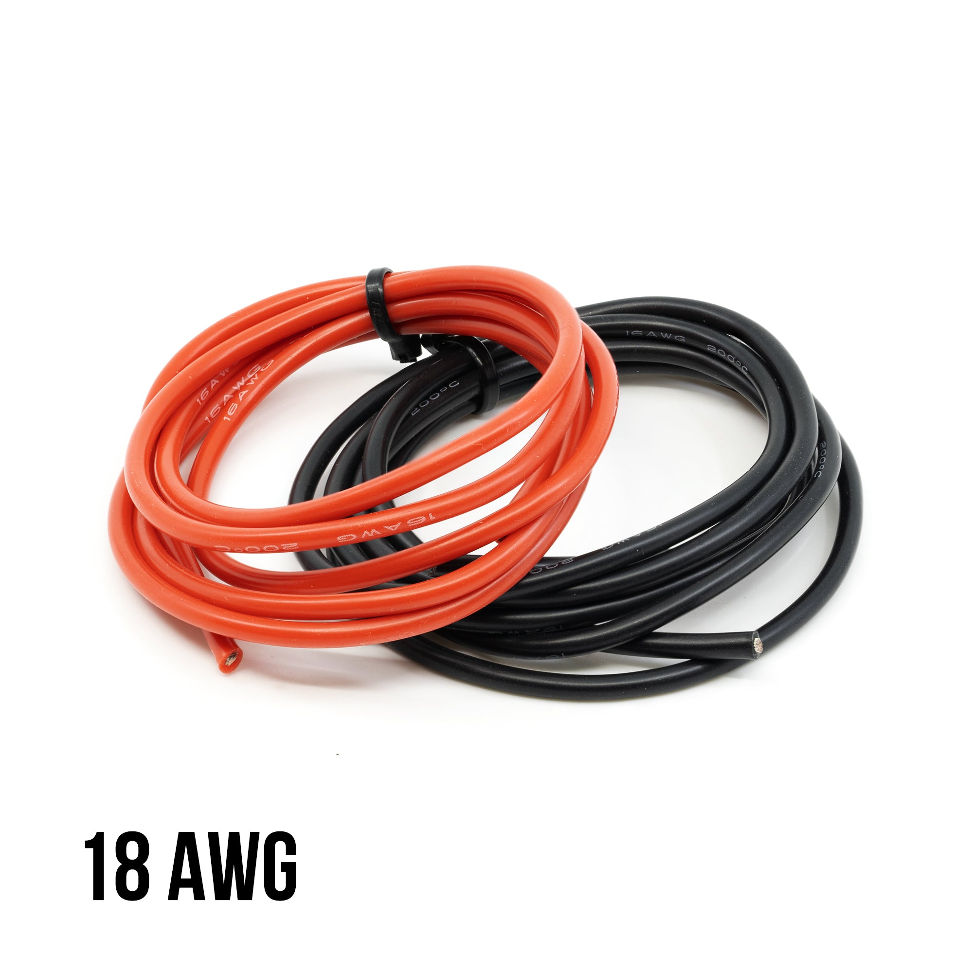 Silicone Soft Heat Proof Wire 1 Metre 18AWG Various Colours