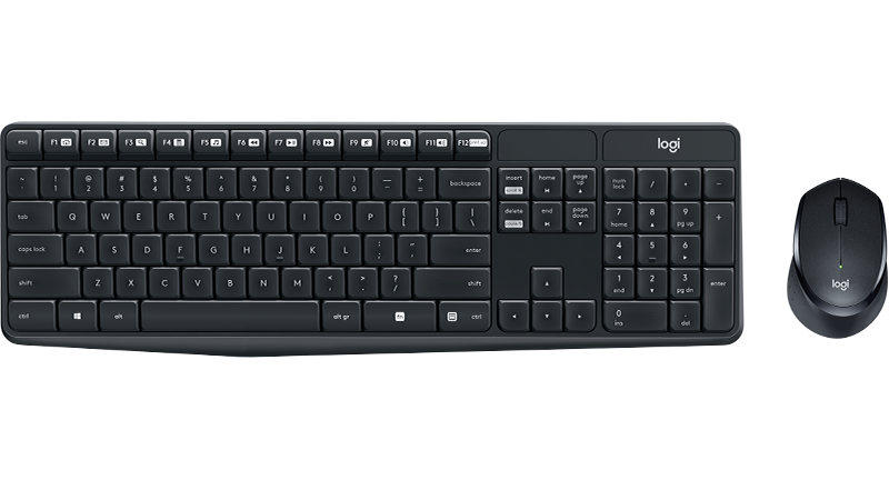 Logitech MK315 Quiet Wireless Keyboard and Mouse Combo 920- 009068 [PC]