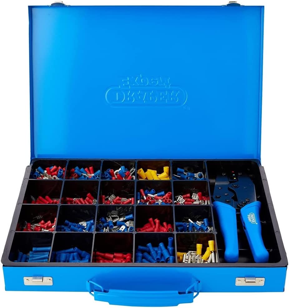 Draper Tools Expert Ratchet Crimping Tool and Terminal Kit