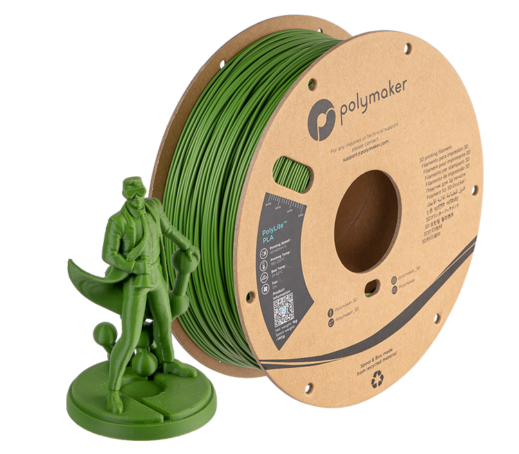 Polymaker PolyLite PLA 1.75mm Filament 1kg