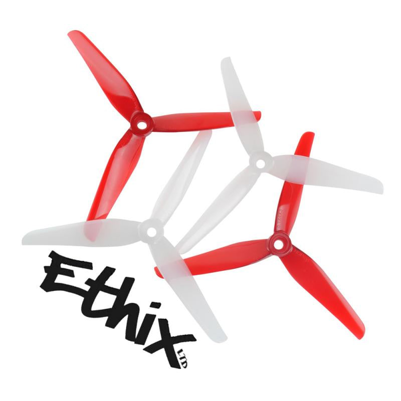 HQProp Ethix P4 5.1x4x3 Candy Cane  Propellers (2CW+2CCW)