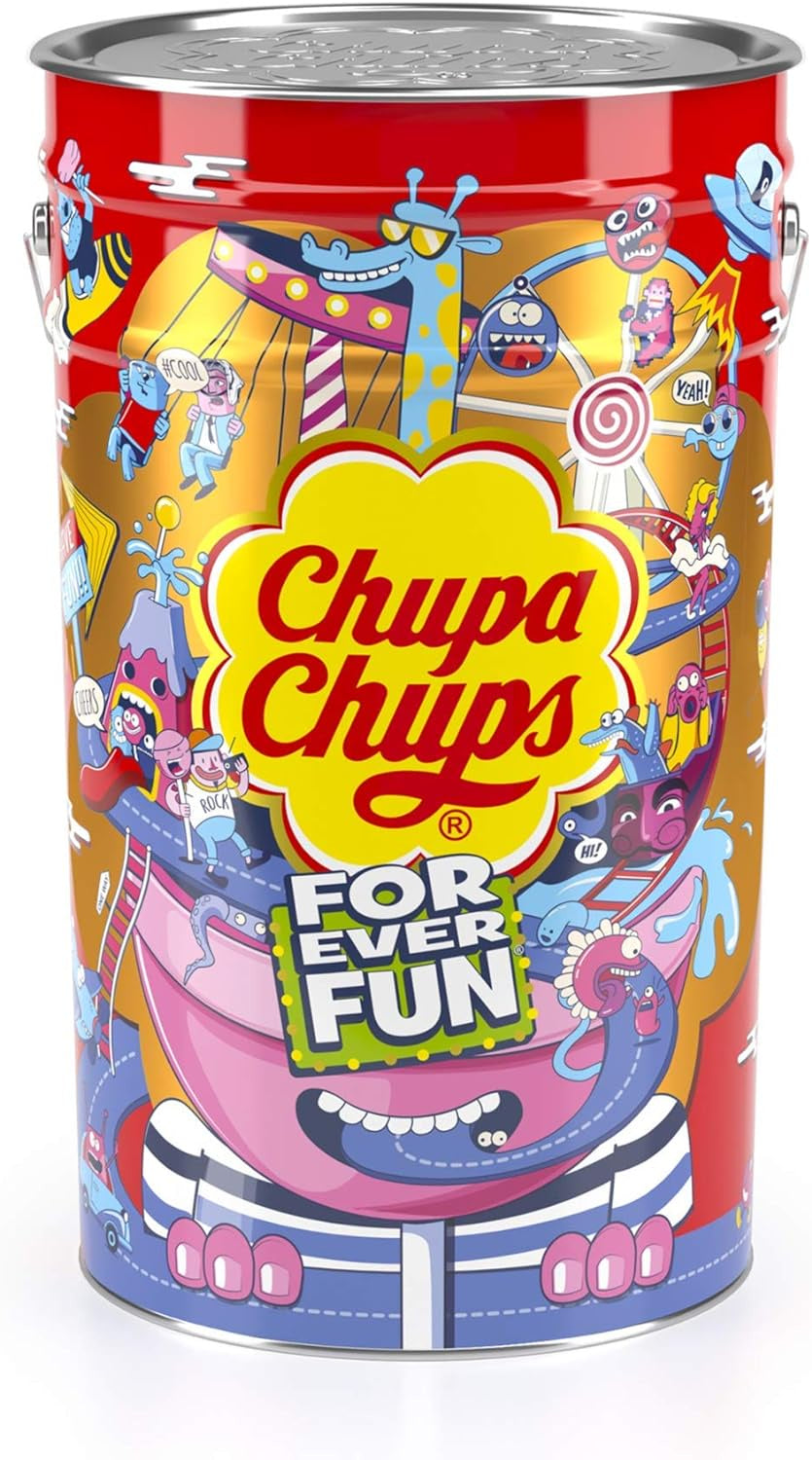 Chupa Chups Mega Combo Tin - 1000 Lollipops!