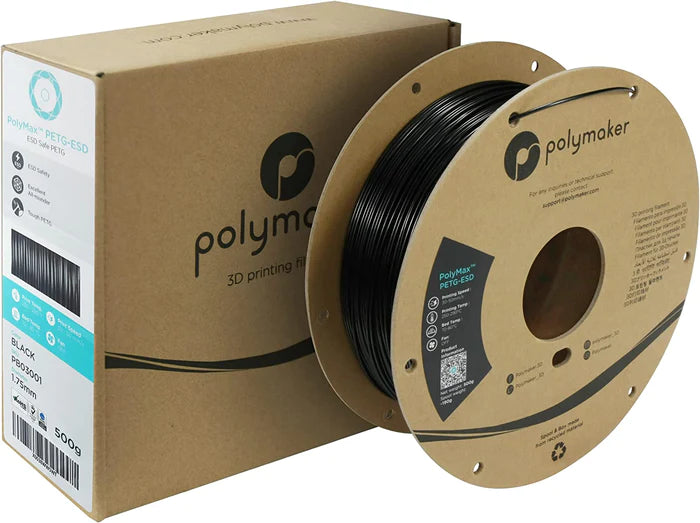 Polymaker Fiberon PETG-ESD 1.75mm Filament 500g (Formerly PolyMax PETG-ESD)