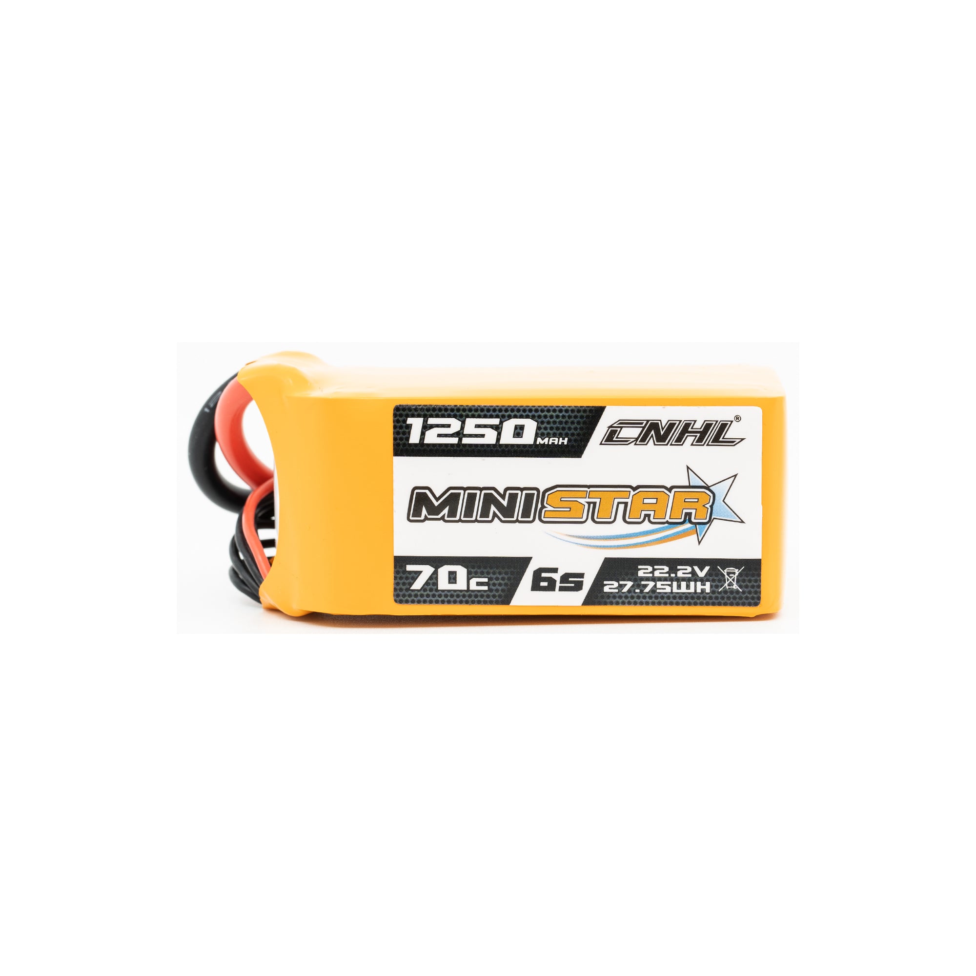 Chinahobbyline CNHL Ministar 1250mAh 6s 70c Lipo Battery [DG]