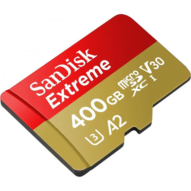 SanDisk 400GB Extreme UHS-I A2 V30 U30 microSDXC Memory Card