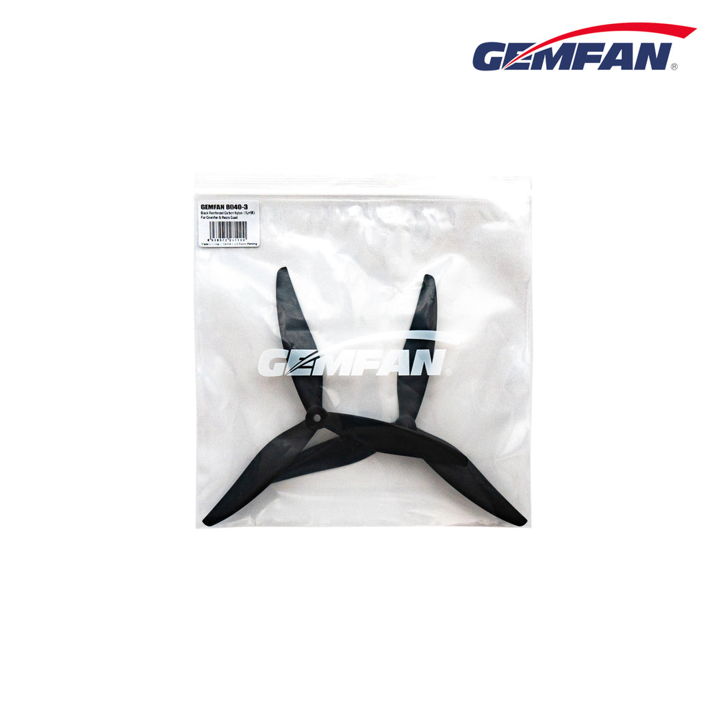 Gemfan 8040 CL Cinelifter 3-Blade Propeller - Nylon Carbon (1CW + 1CCW)