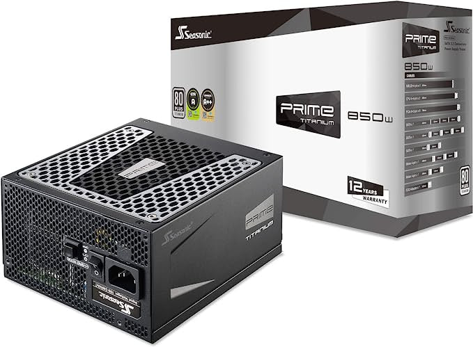 SEASONIC PRIME ULTRA 850W 80+ TITANIUM FULLY MODULAR POWER SUPPLY SSR-850TR [PC]