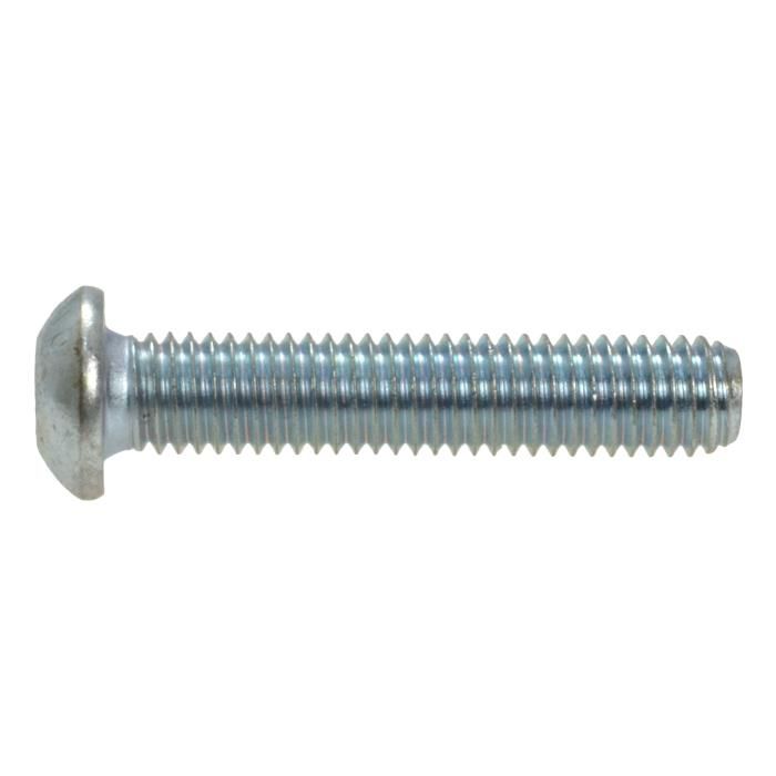 M5 Zinc Grade 12.9 Button Head Socket Screws (3mm Key)