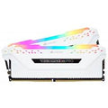 Corsair Vengeance RGB PRO 32GB (2x16GB) DDR4 3200MHz C16 Desktop Gaming Memory White ~CMW32GX4M2C3200C16W [PC]