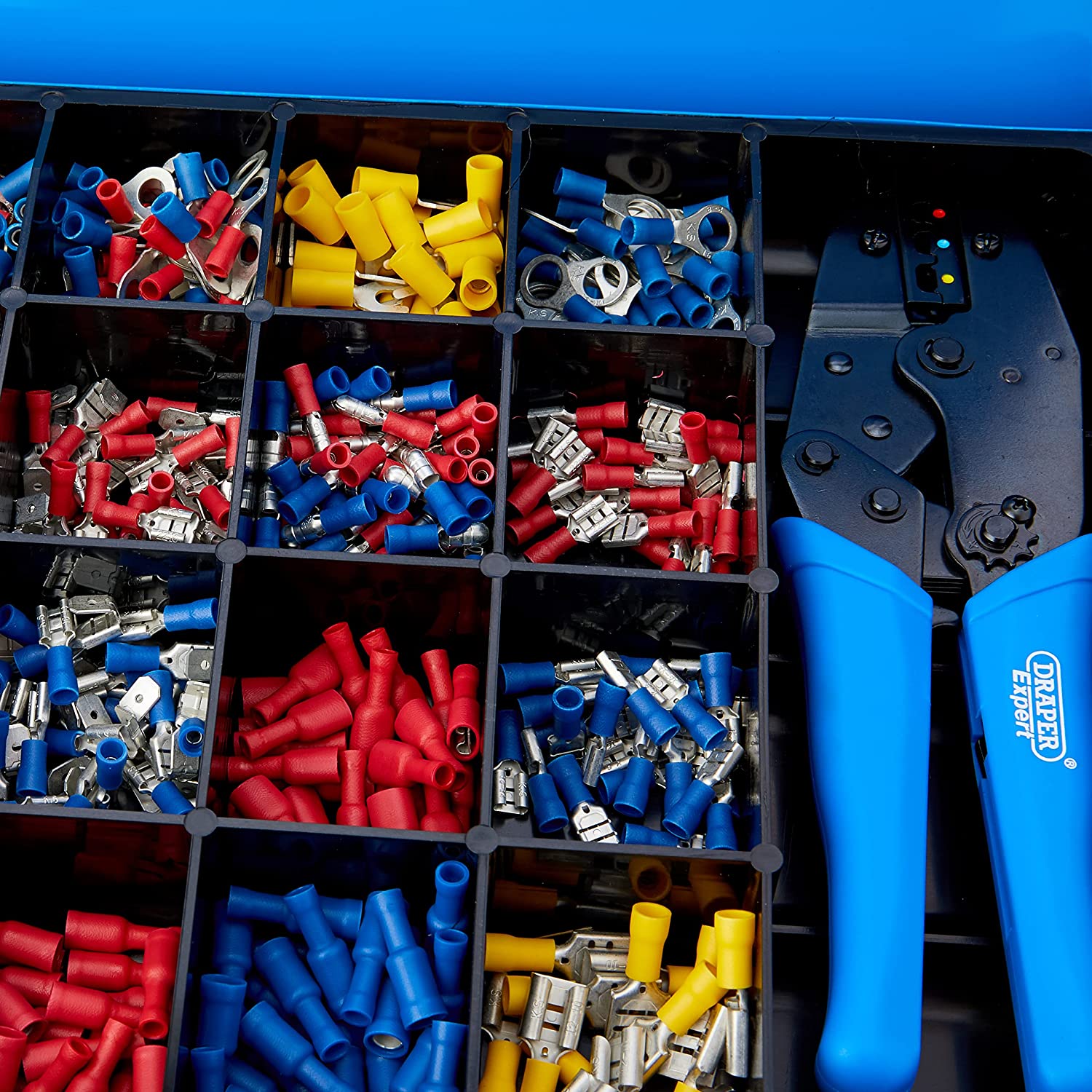 Draper Tools Expert Ratchet Crimping Tool and Terminal Kit