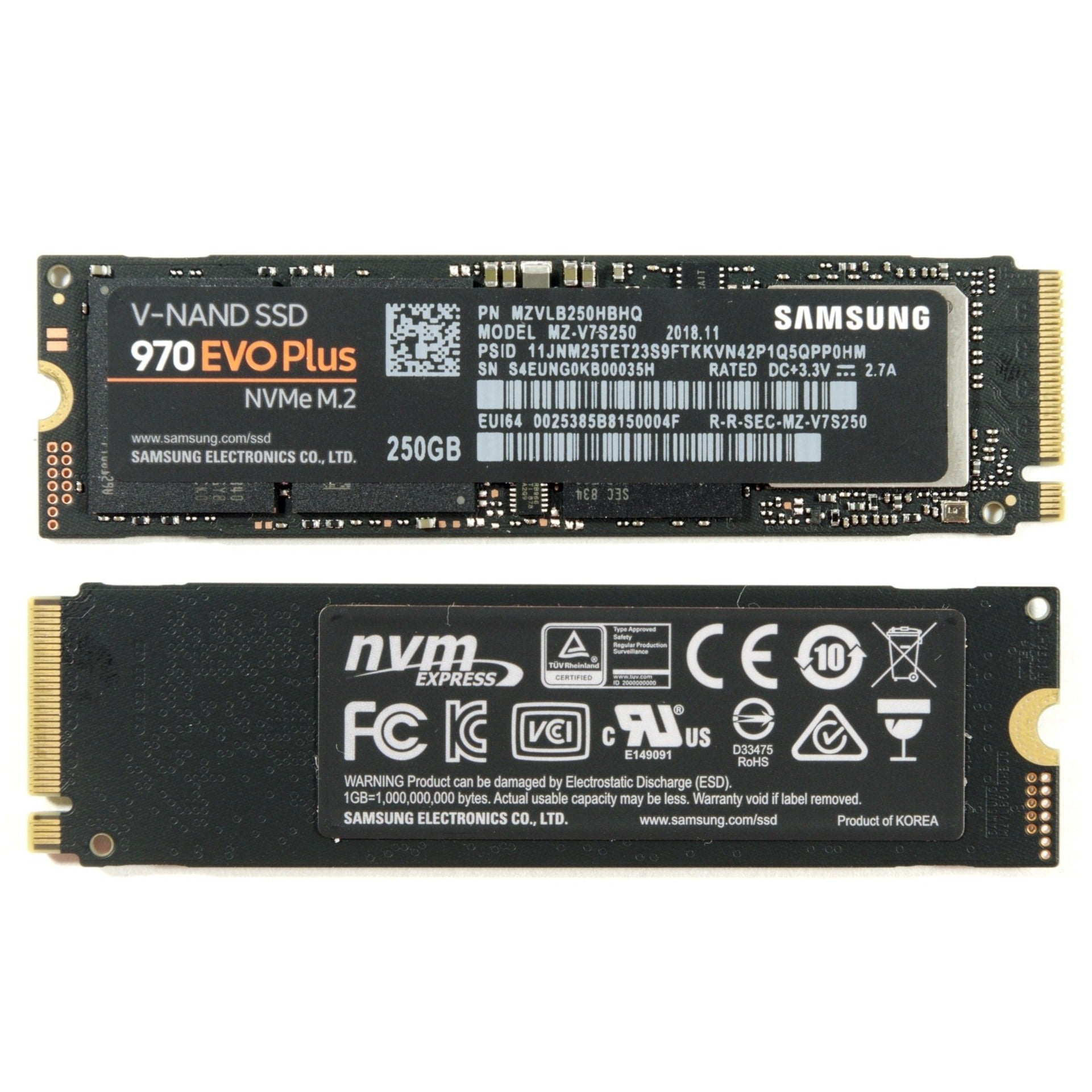 Samsung 970 EVO Plus NVMe SSD 1TB MZ-V7S1T0BW [PC] – Phaser FPV