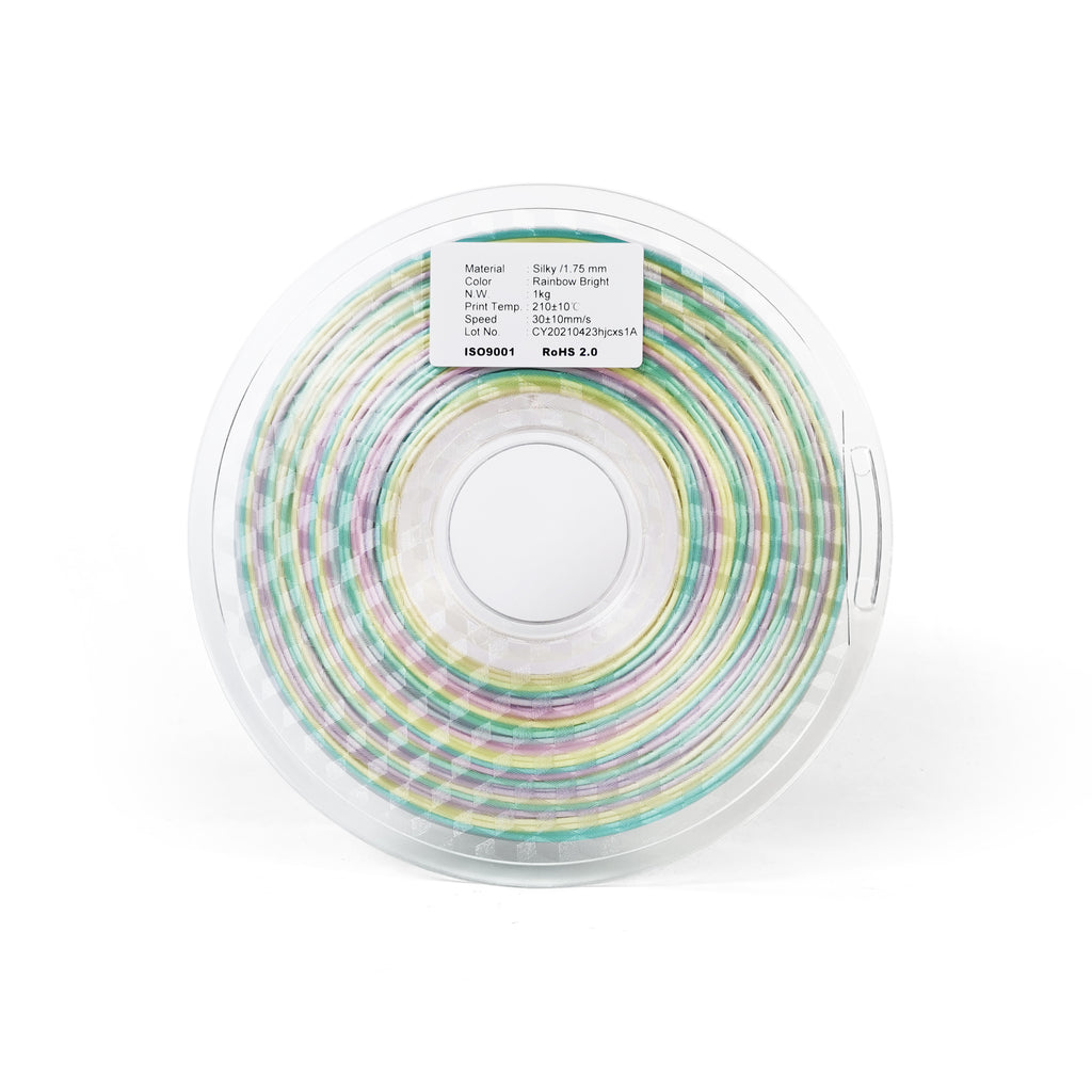 Phaser3D Rainbow Silk PLA Filament 1.75mm 1kg