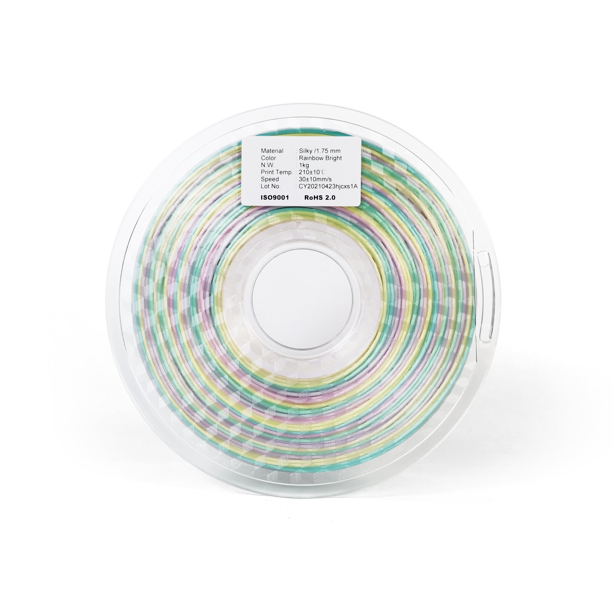Phaser3D Rainbow Silk PLA Filament 1.75mm 1kg