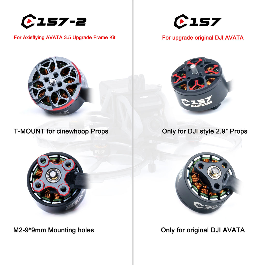 AxisFlying C157 1507 3650KV Motor Upgrade for DJI AVATA