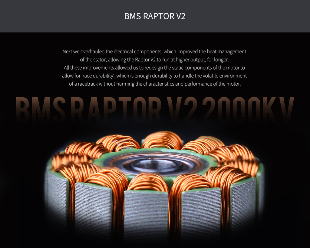 T-Motor BMS Racing V2 2306.5 2000kv Thomas Bitmatta  Motors (1pc)