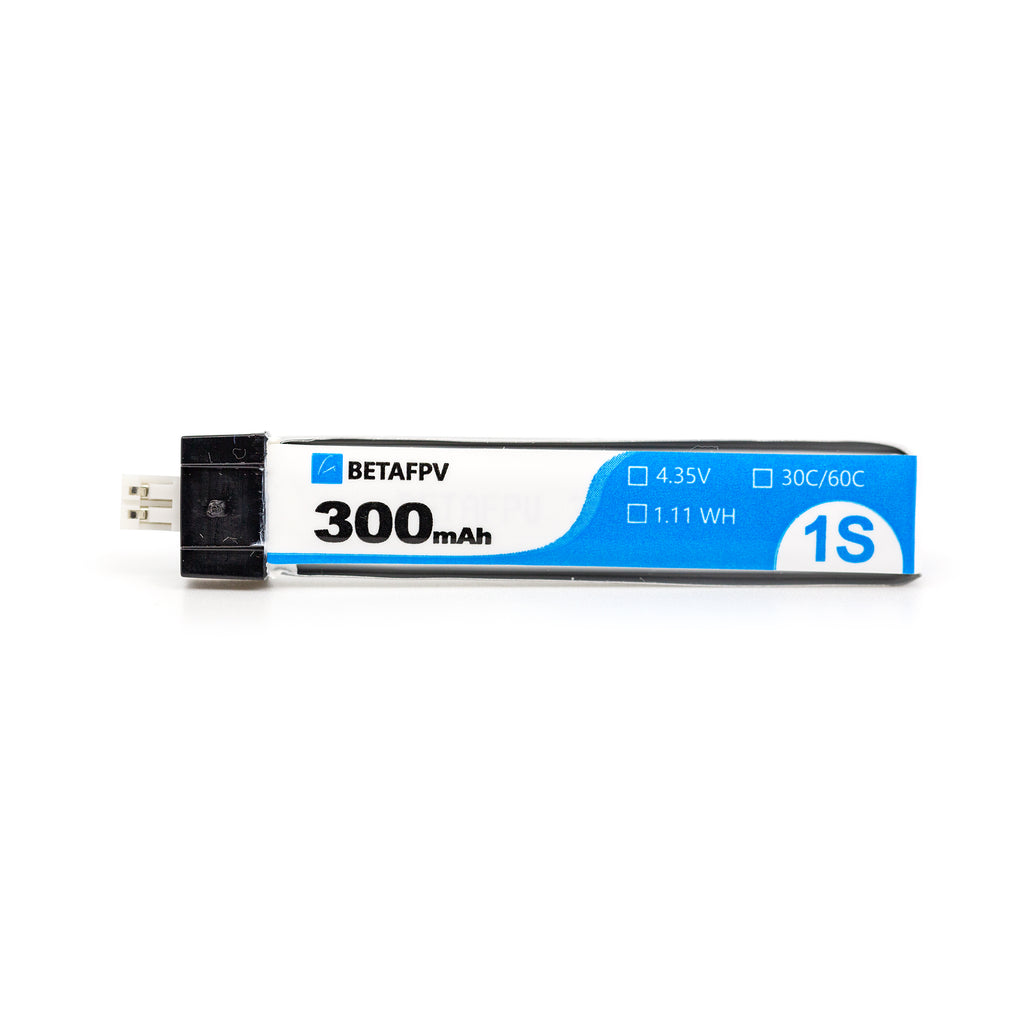 BetaFPV 300mAh 1S 30C PH2 HV Lipo Battery (1pc) [DG]