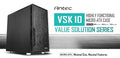 Antec VSK10 mATX Case. 2x USB 3.0 Thermally Advanced Builder's Case. 1x 120mm Fan preinstalled. GPU 350mm, PSU & CPU 160mm, Two Years Wty [PC]