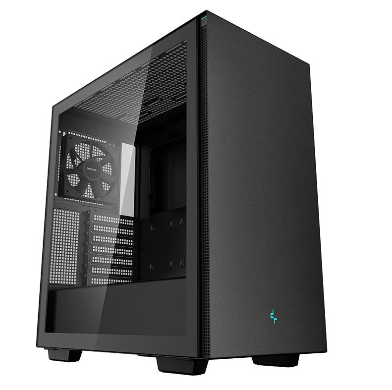 DeepCool CH510 Mid-Tower ATX Case, Tempered Glass, 1 x 120mm Pre-Installed Fans, 2 x 3.5" Drive Bays, 7 x Expansion Slots R-CH510-BKNNE1-G-1 [PC]