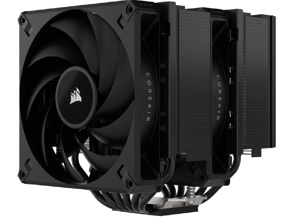 Corsair A115 High Performance CPU Air Cooler, 270w TDP LGA1700 / AM5. 2x AF140 Elite PWM Fan. 400-1600RPM 15-84CFM, .5 - 33.9 dBA. 5 Years Warranty CT-9010011-WW