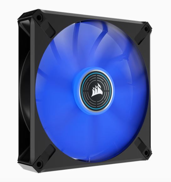 Corsair ML ELITE Series, ML140 LED ELITE, 140mm Magnetic Levitation Blue LED Fan with AirGuide, Single Pack CO-9050125-WW [PC]