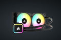 Corsair H100x Elite - 240mm Radiator, Dual 120mm PWM Fans, Liquid CPU Cooler. Revision May 2023 CW-9060065-WW2 [PC]